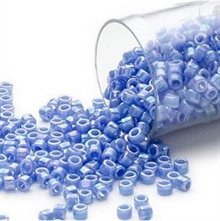 Seed beads, Delica 11/0, Dark powder blue, 7,5 gram. DB167